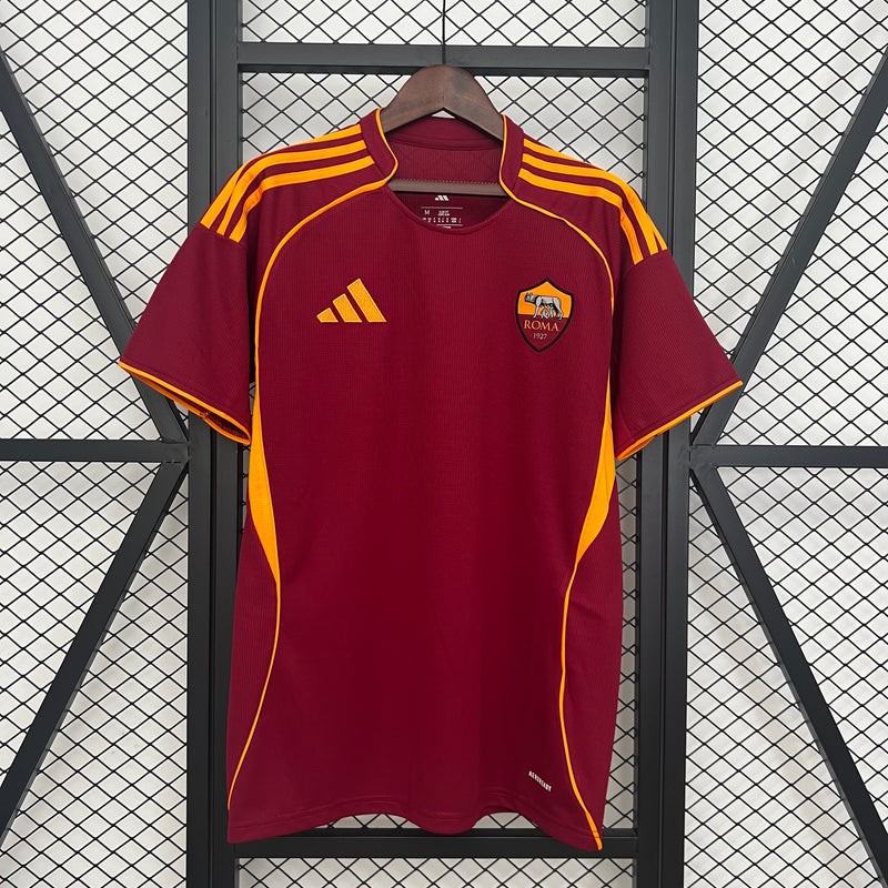 Camisa Roma Home 25/26 - Modelo Torcedor Masculino