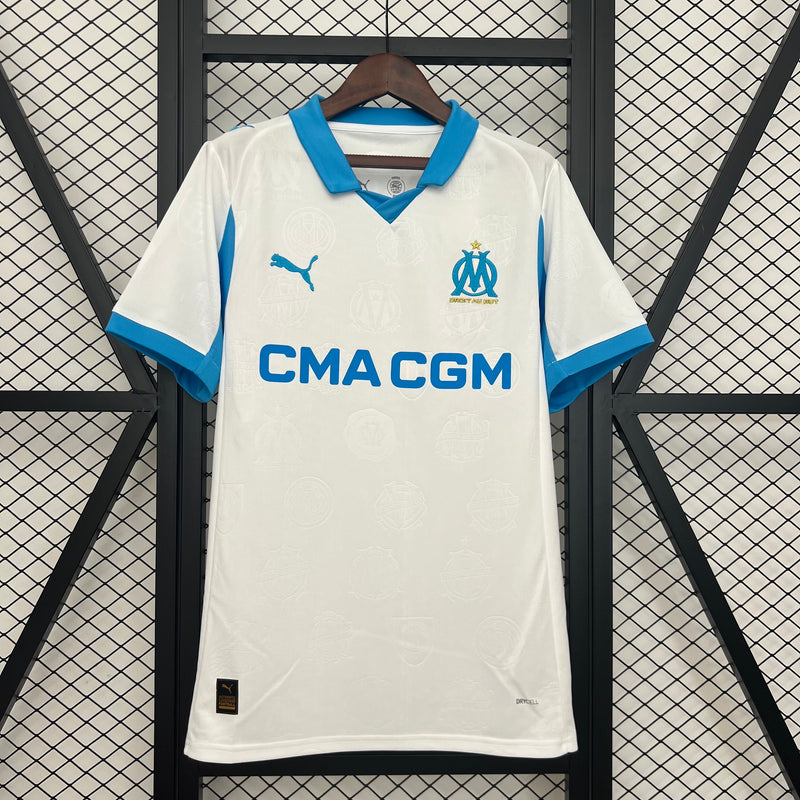 Camisa Olympique de Marseille Home 25/26 - Modelo Torcedor Masculino