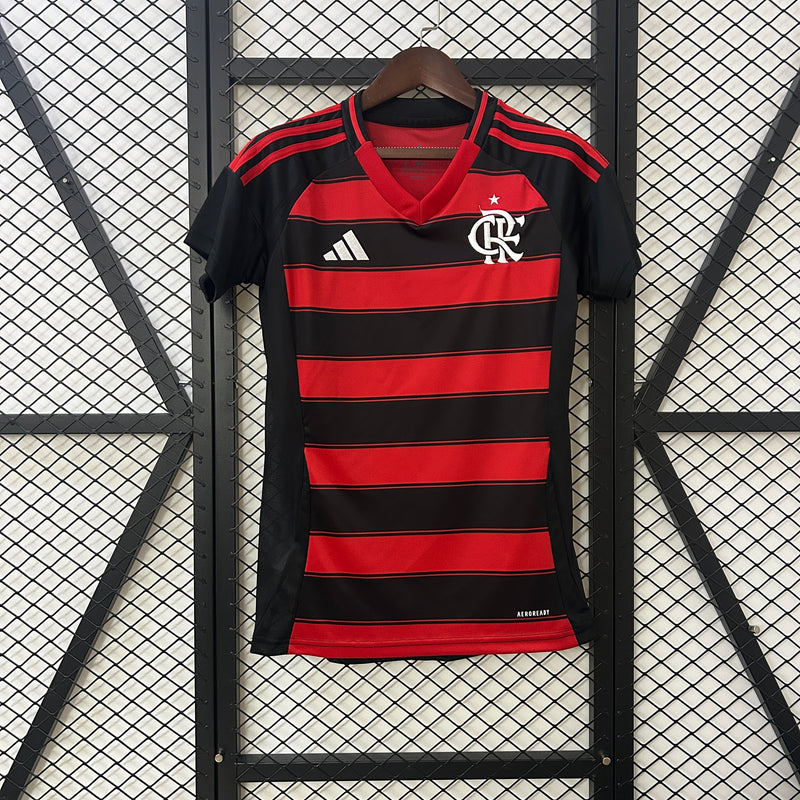 Camisa Flamengo Home 25/26 Modelo Torcedor Feminina