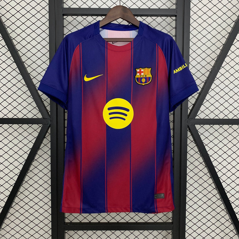 Camisa Barcelona Home 25/26 - Modelo Torcedor Masculino