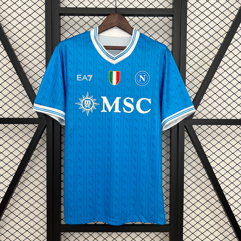 Camisa Napoli Home 25/26 - Modelo Torcedor Masculino