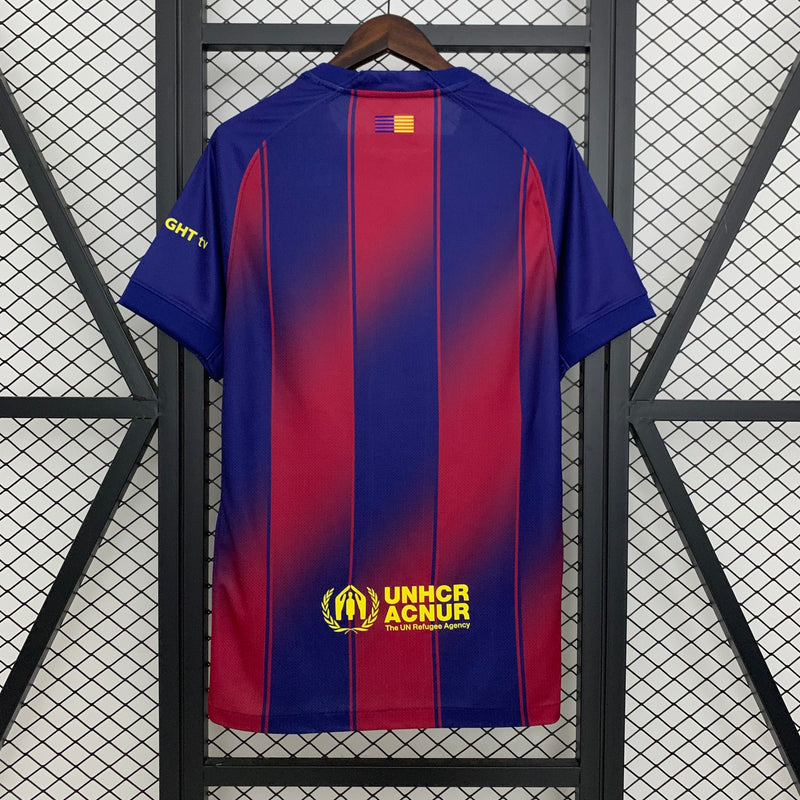 Camisa Barcelona Home 25/26 - Modelo Torcedor Masculino