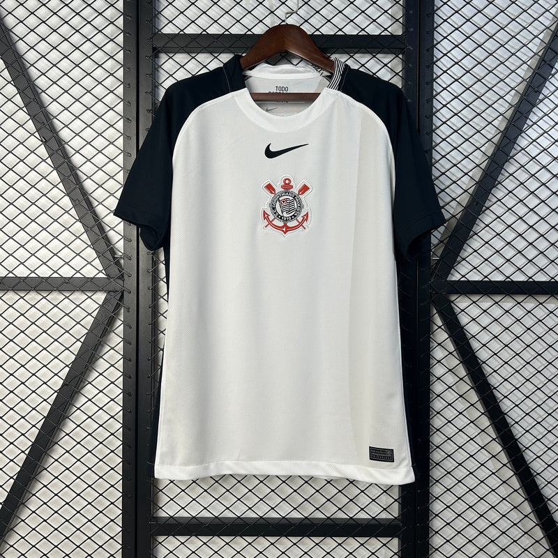 Camisa Corinthians Home 25/26 - Modelo Torcedor Masculino