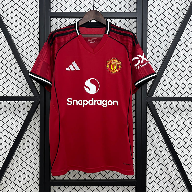 Camisa Manchester United Home 25/26 - Modelo Torcedor Masculino