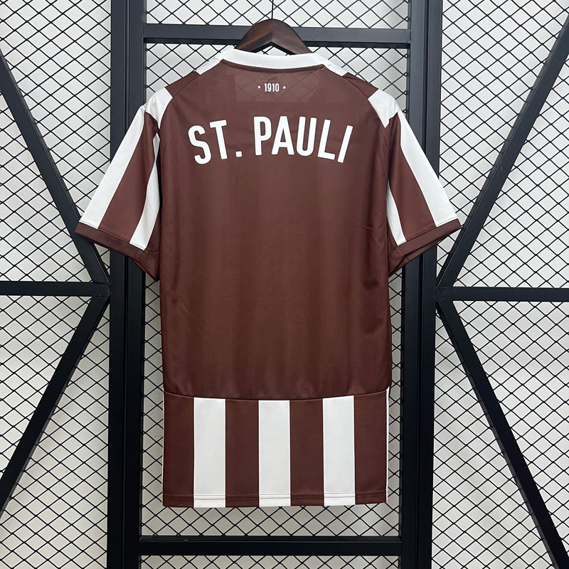 Camisa St Pauli Home 25/26 - Modelo Torcedor Masculino