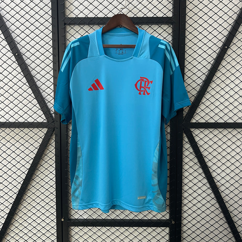 Camisa Flamengo Treino 25/26 Azul Claro