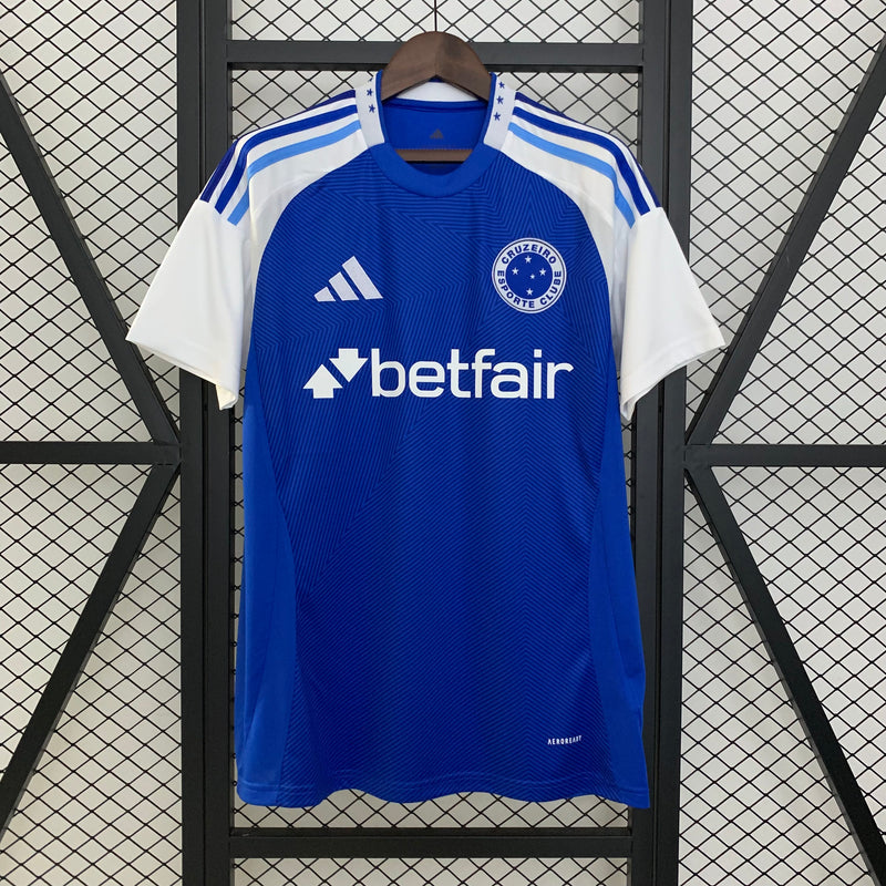 Camisa Cruzeiro Home 25/26 - Modelo Torcedor Masculino